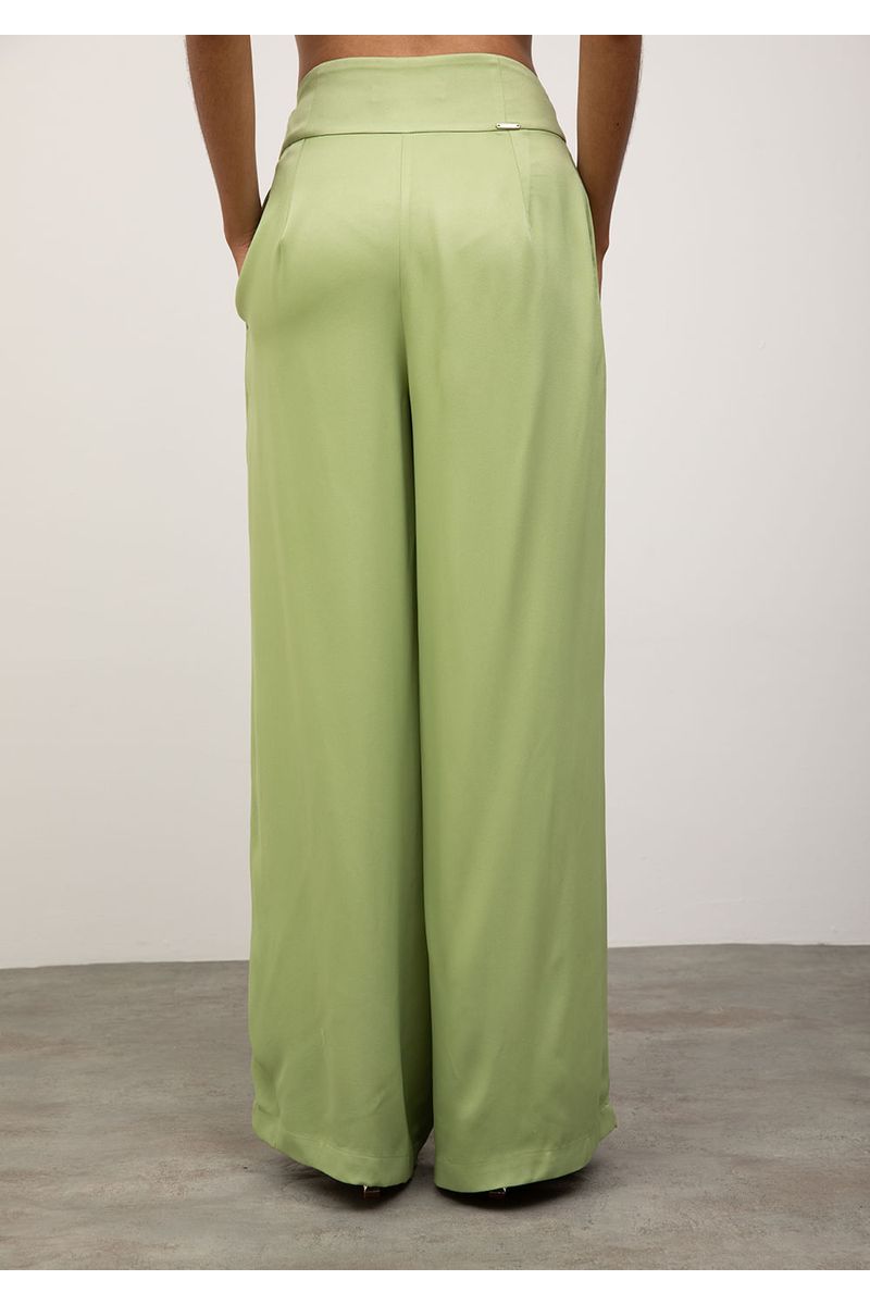 Calça Iódice Wide Alta Verde