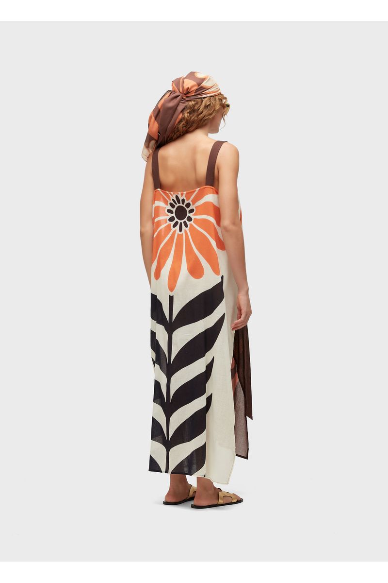 Vestido praia pareô daisy
