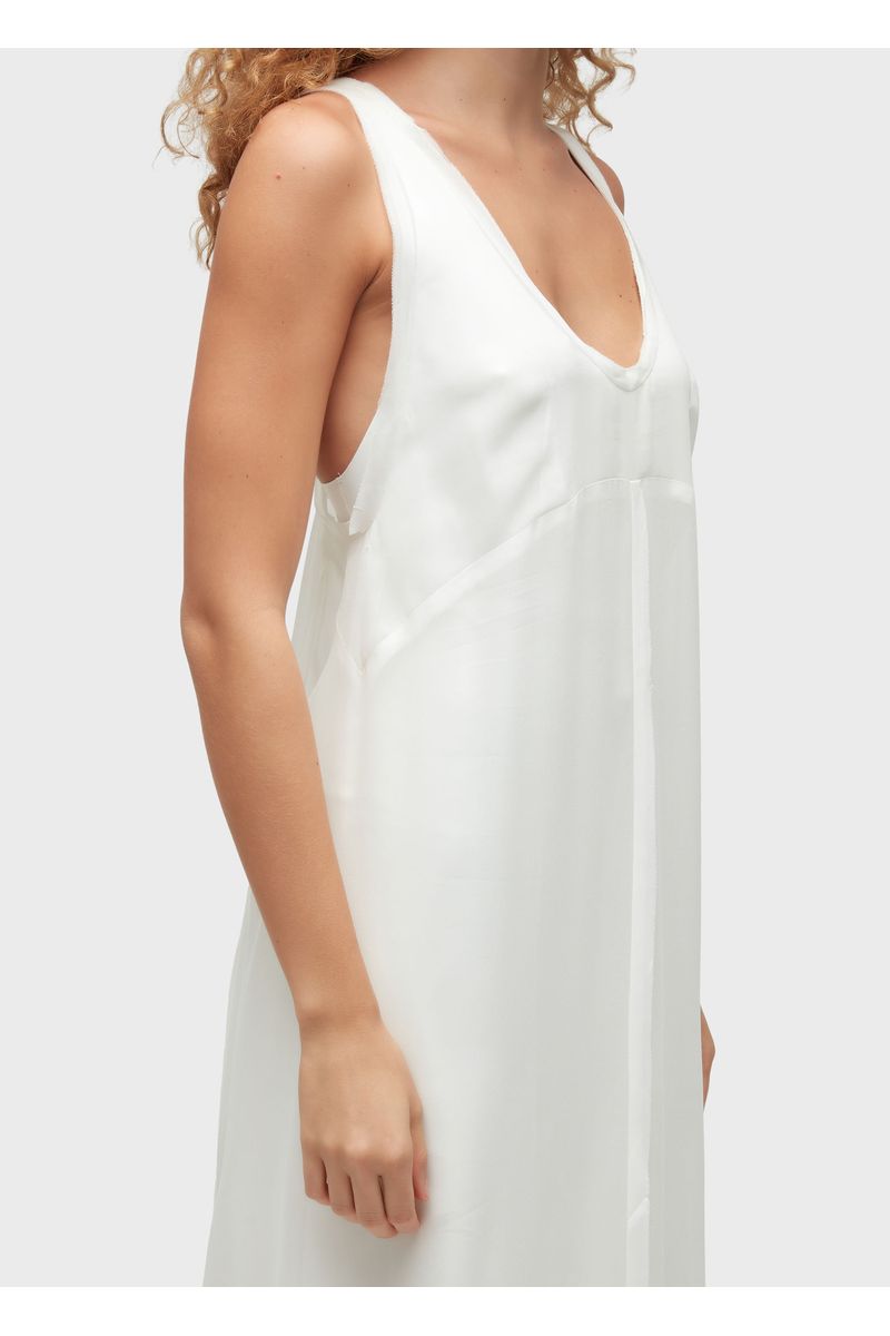 Vestido longui desfiado ggt