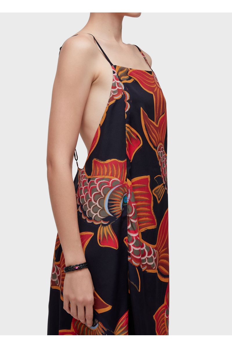 Vestido baloon peixe deep