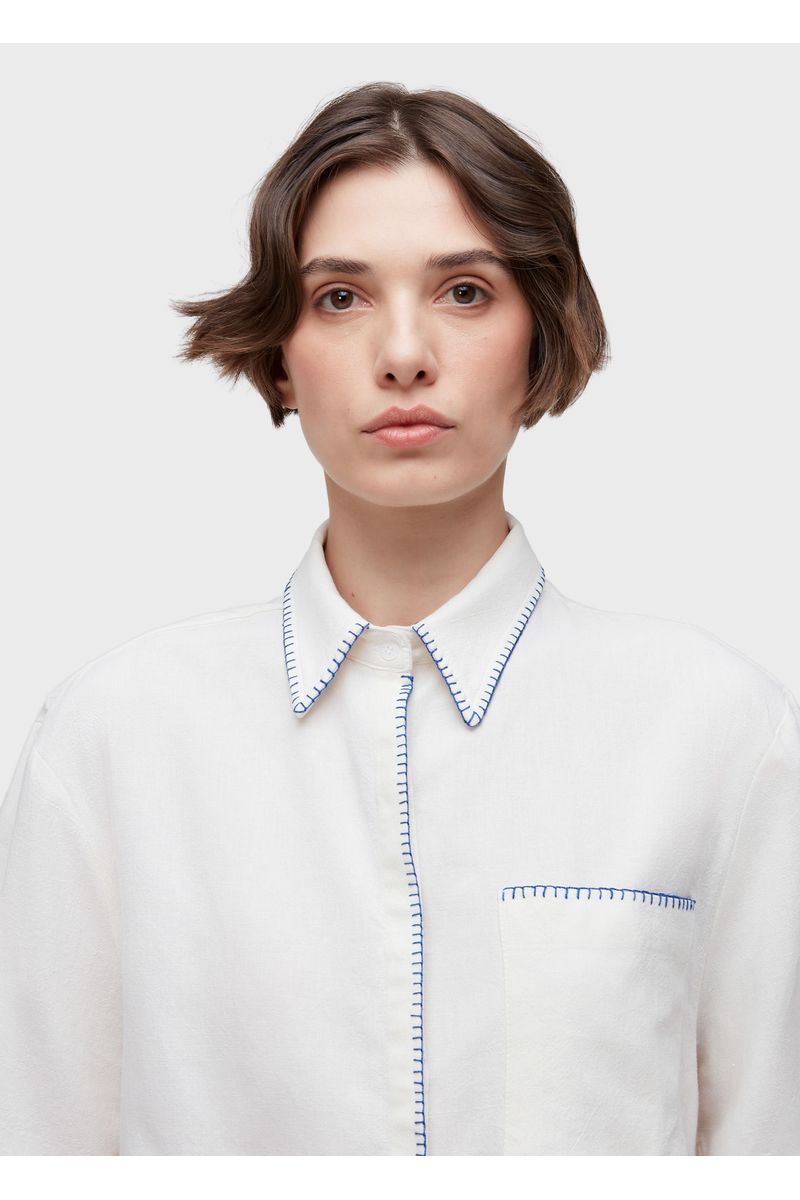 Camisa bordado knot