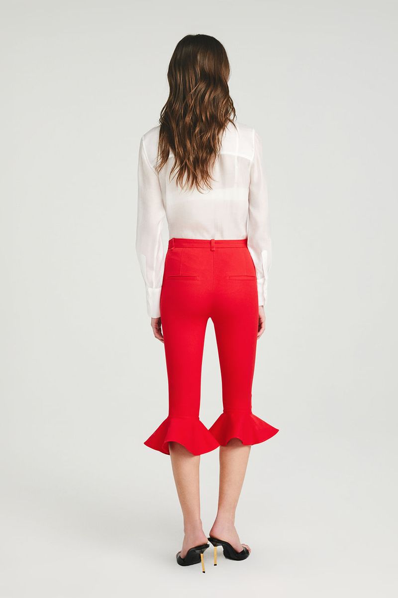 Calça Corsário Babado Roberta
