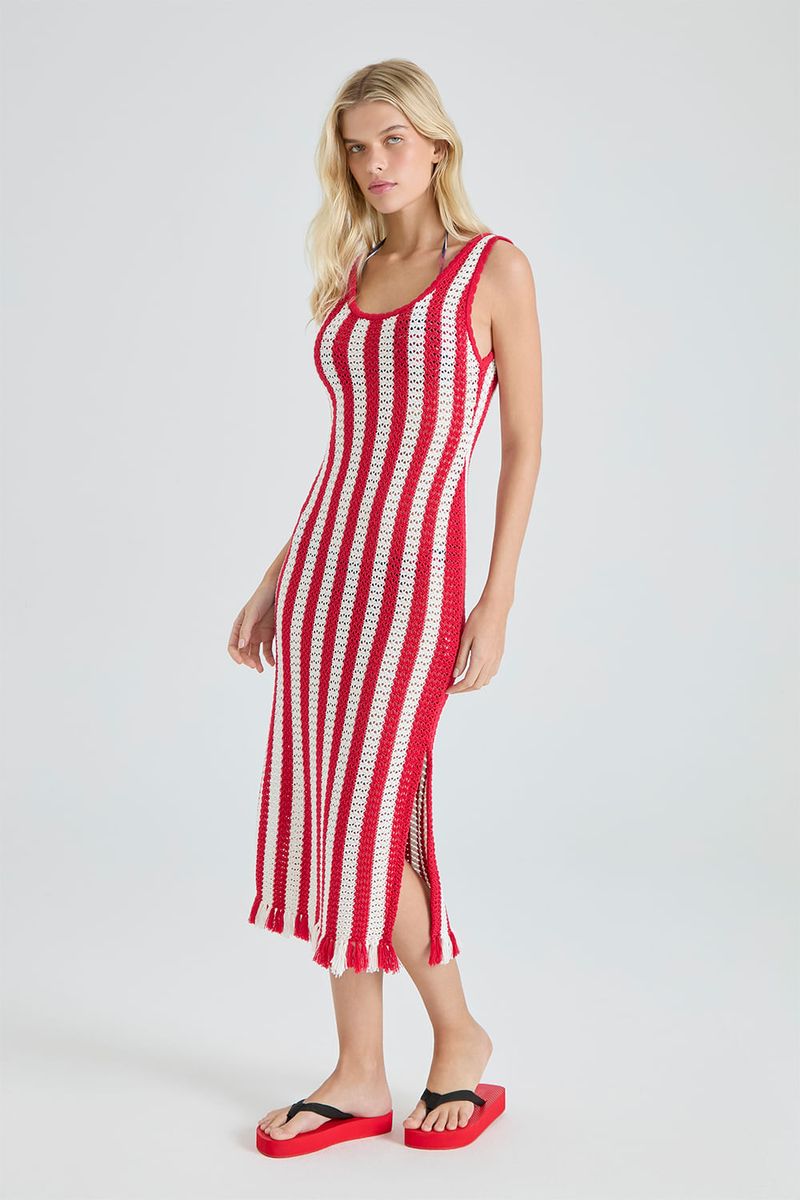 Vestido Tricot Sailor