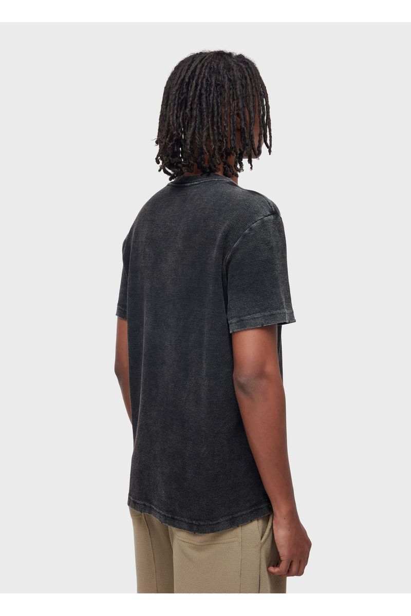T-shirt slim used destroyed mc