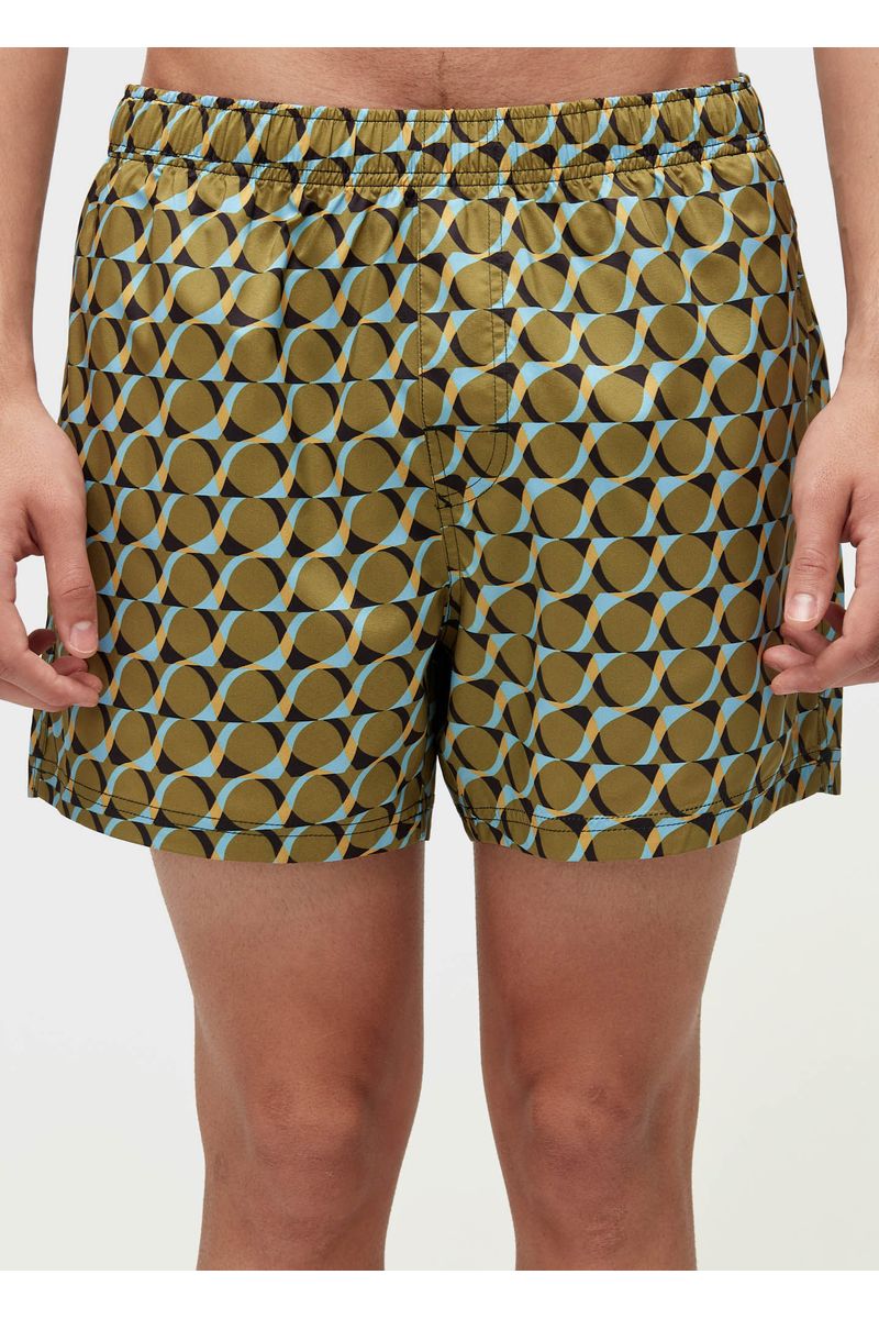Beach short aquaone flex graphic waves