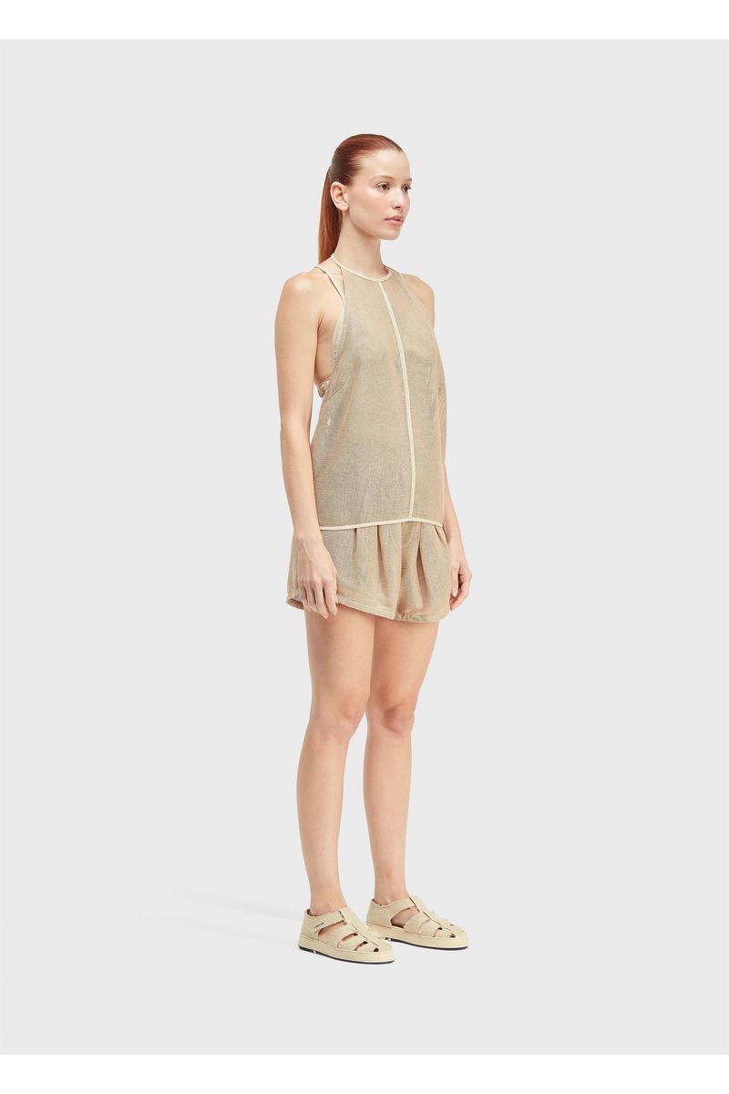 Short elástico tela