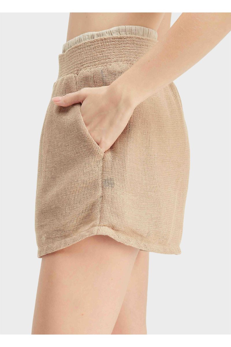 Short elástico tela