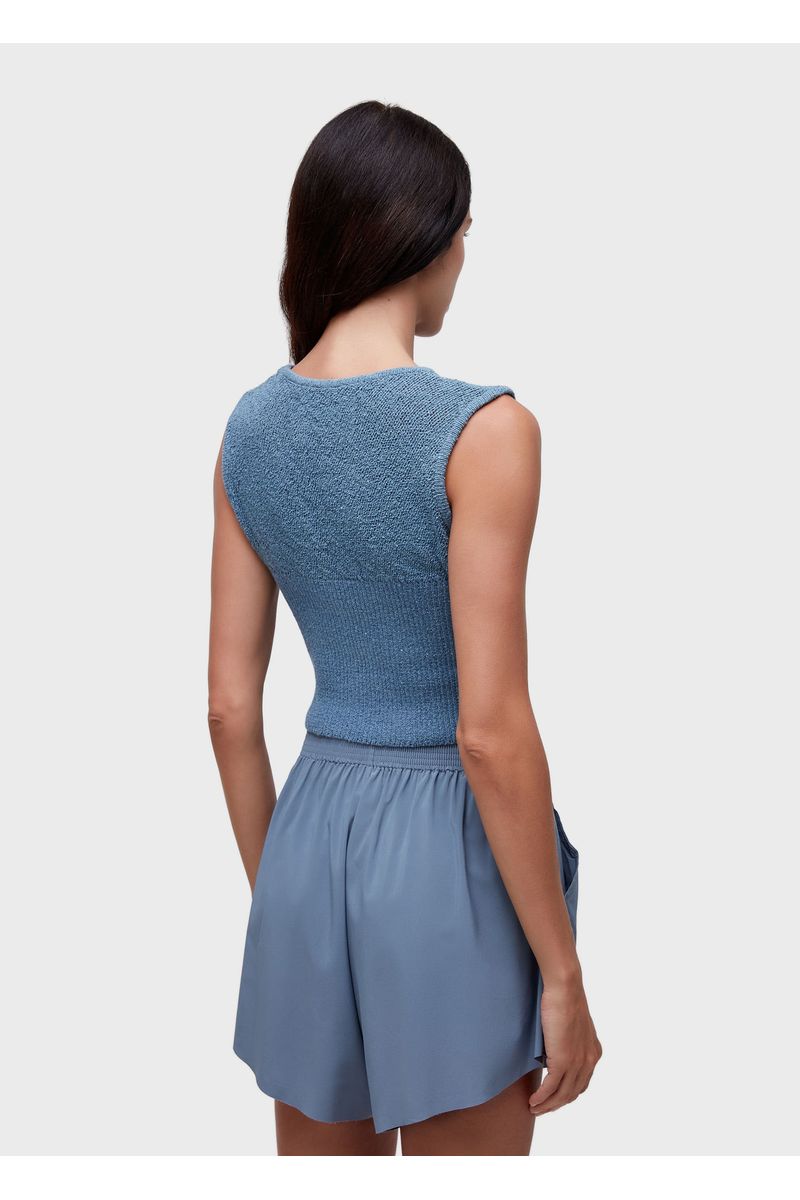 Regata tricot cropped fit
