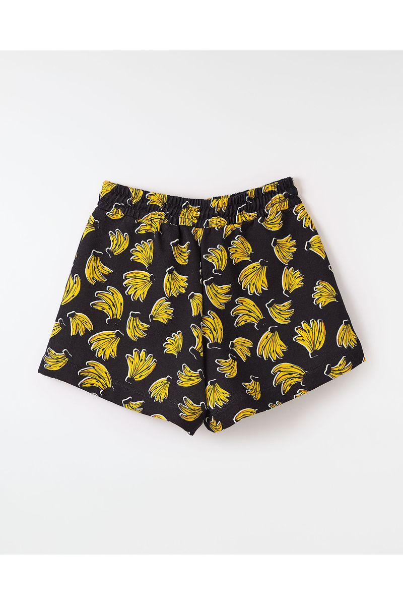 Short Moletom Confete De Banana