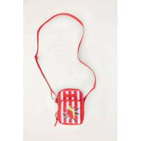 Bolsa Da Gema Listrado Rosa Silk Caju - Est Etc Av26 Listrado Rio Rosa @