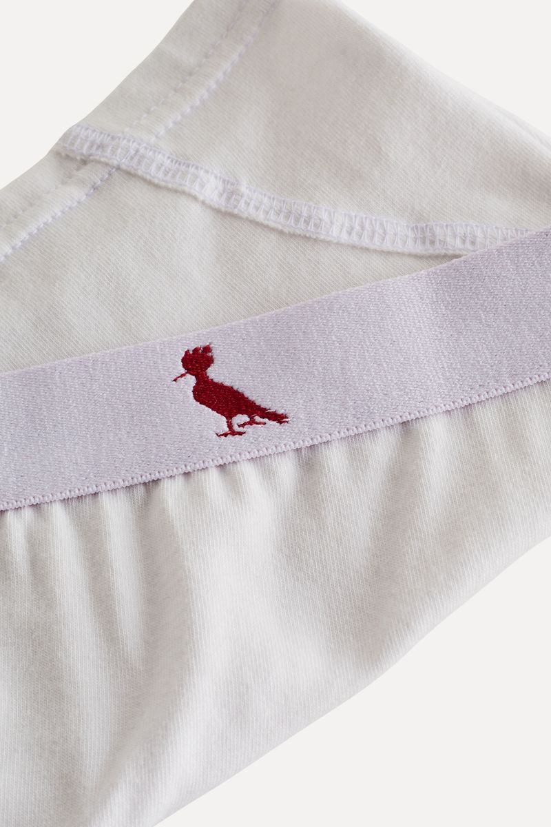 Kit 7 Cuecas Brancas Mini Boxer