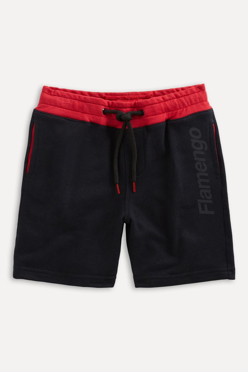 Bermuda Moletom Mini Flamengo