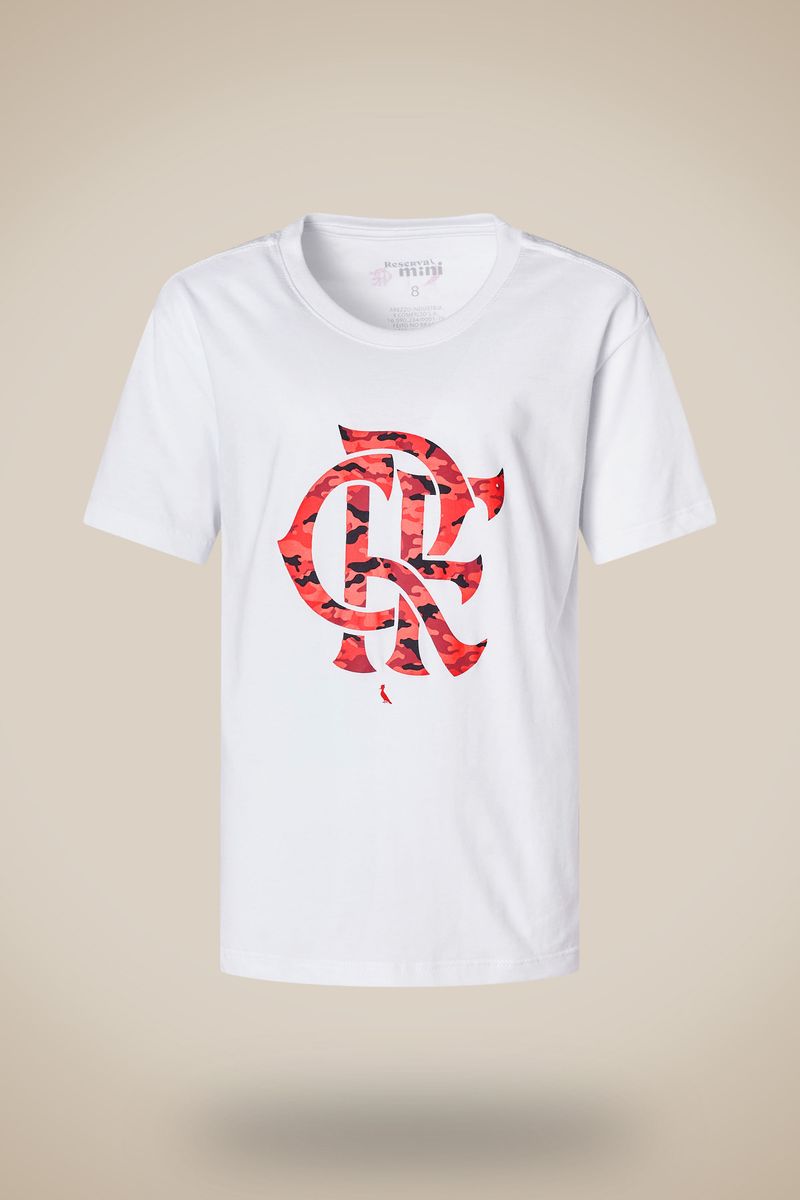 Camiseta Mini Est Crf Camuflado Verm Fla