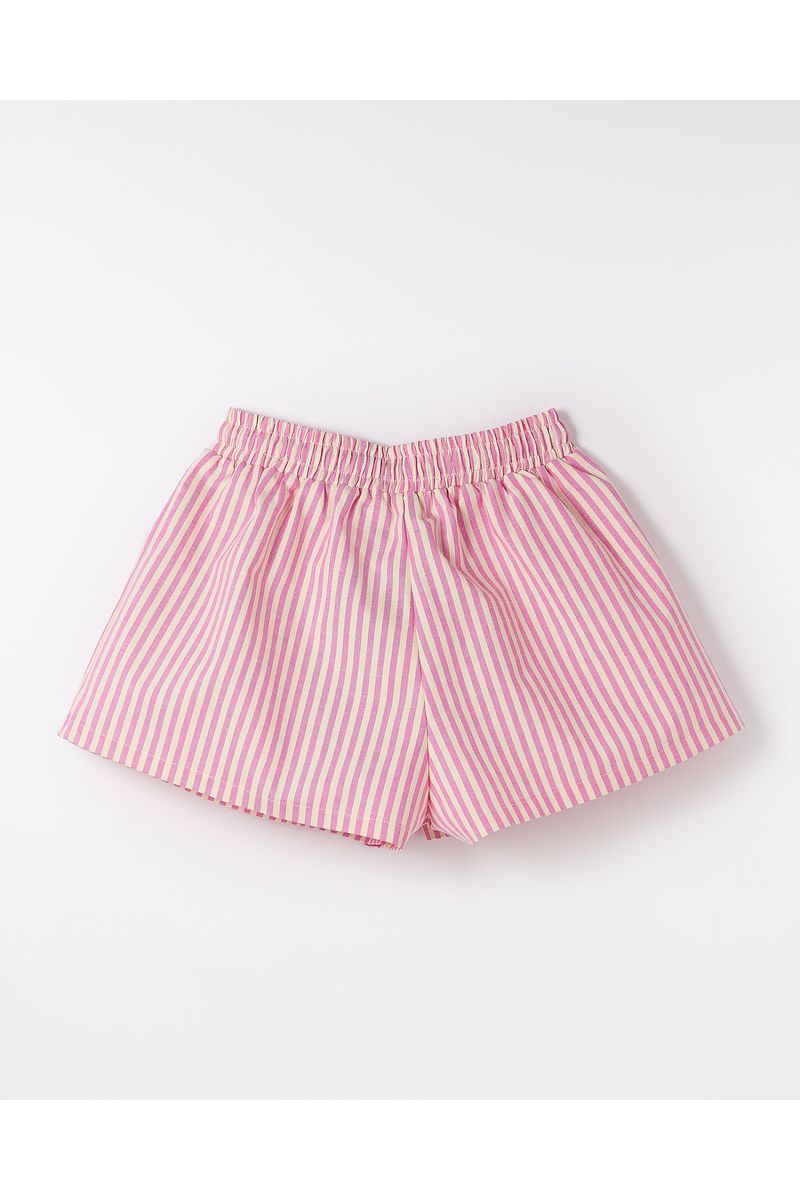 Short Fio Tinto Listrado