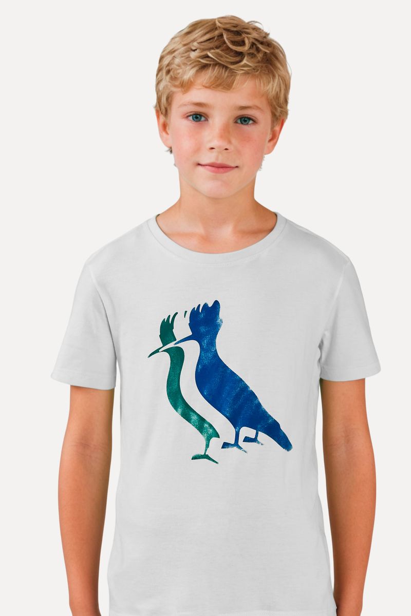 Camiseta Mini Est Pica Pau Nevoa