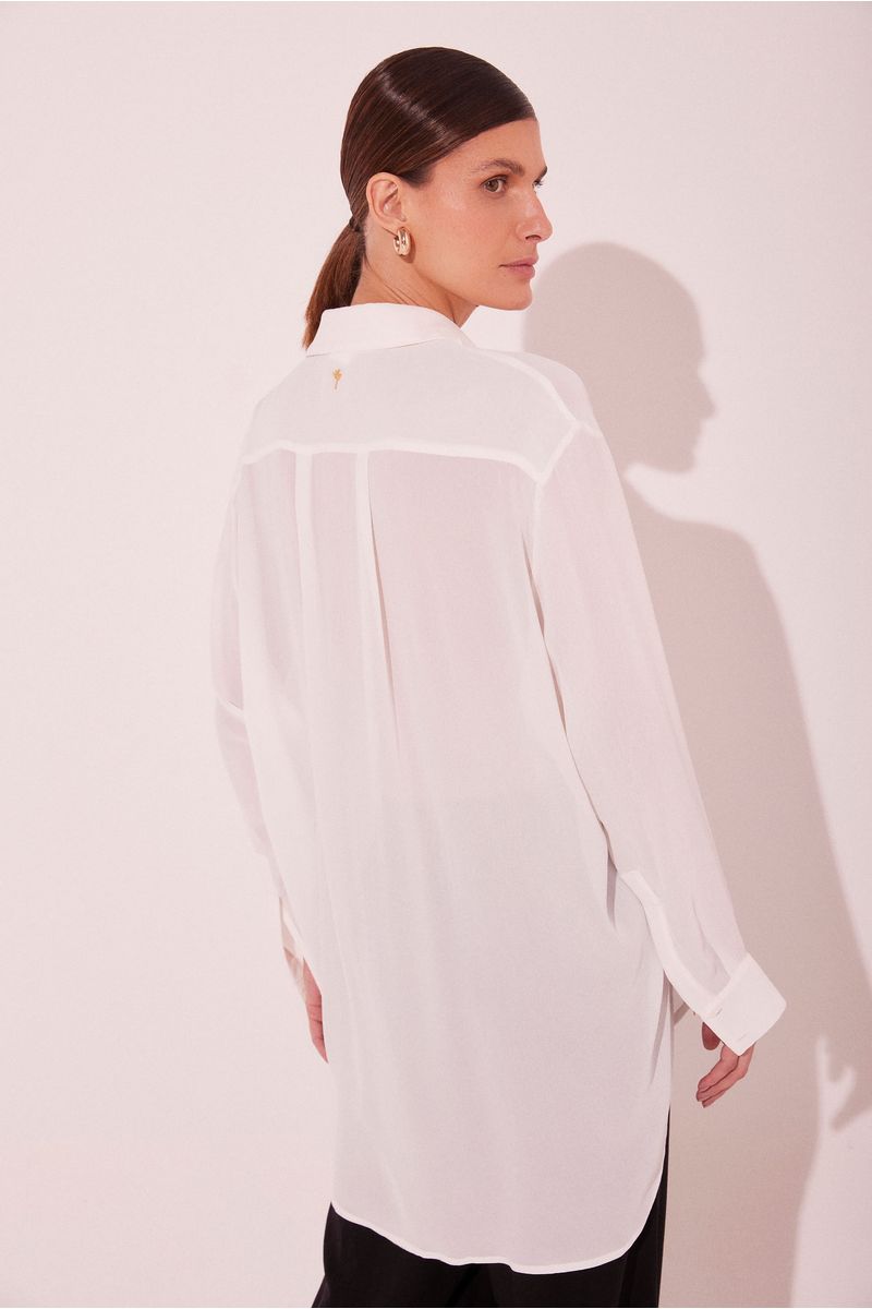 Camisa Manga Longa Coco Ralado Off White