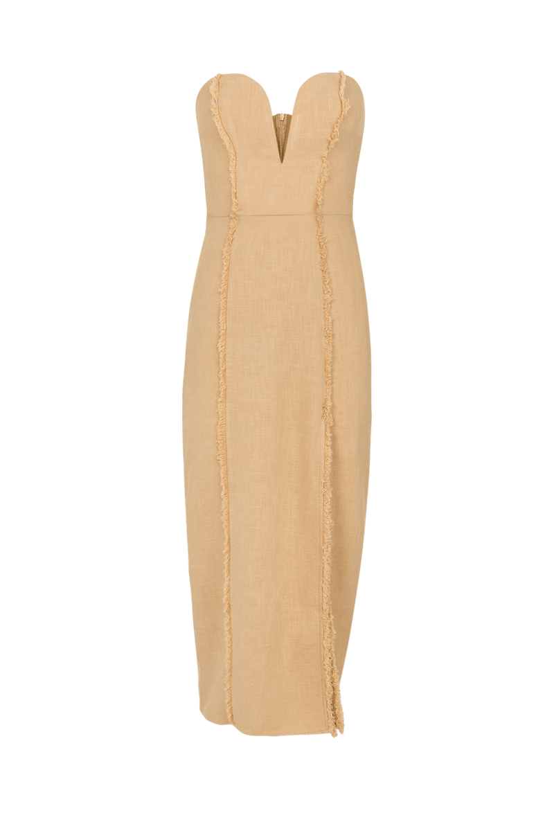 Vestido Midi Louise Latté