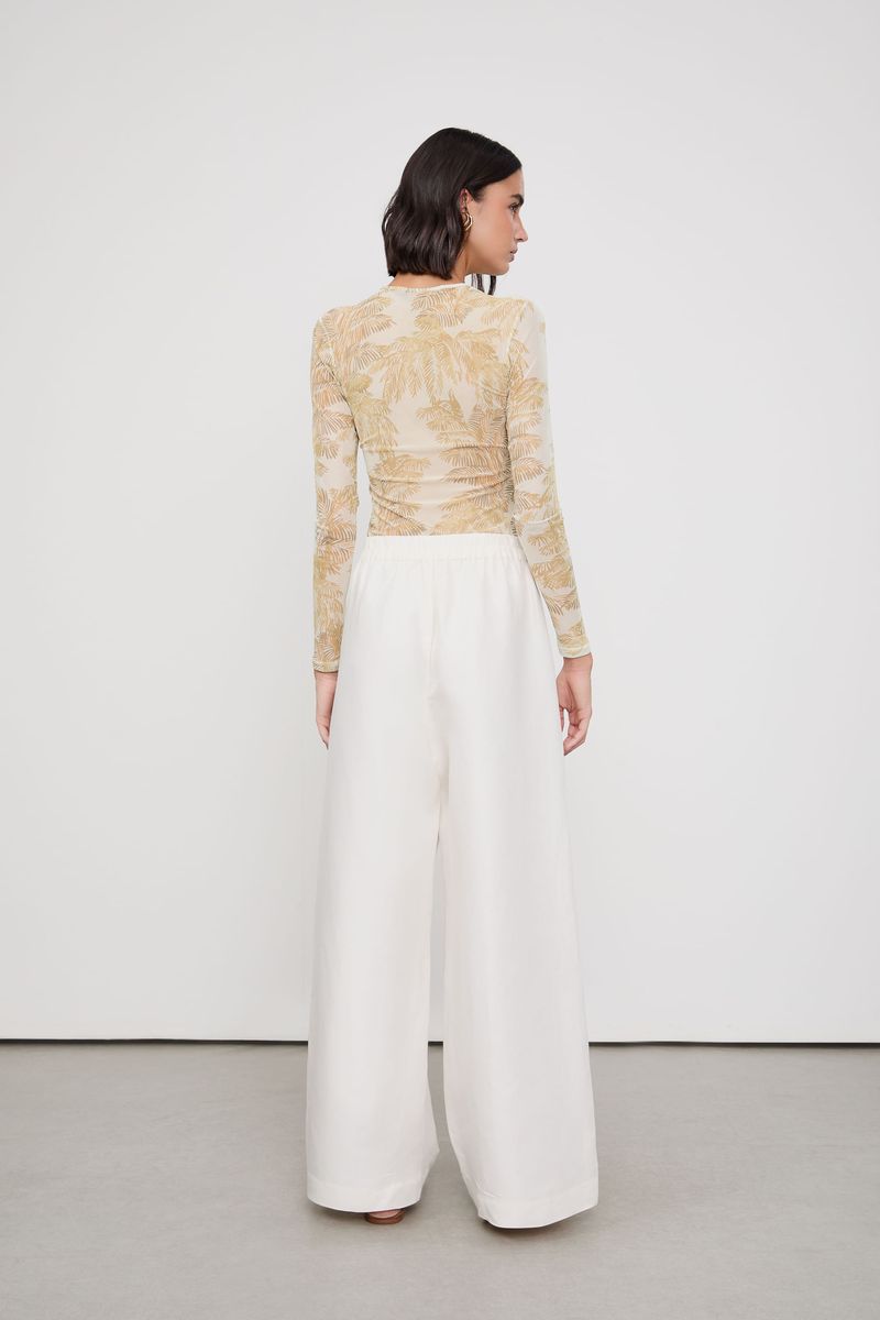 Calça Perna Ampla Basic Off