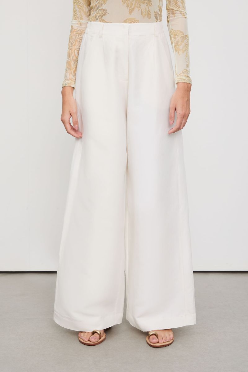Calça Perna Ampla Basic Off