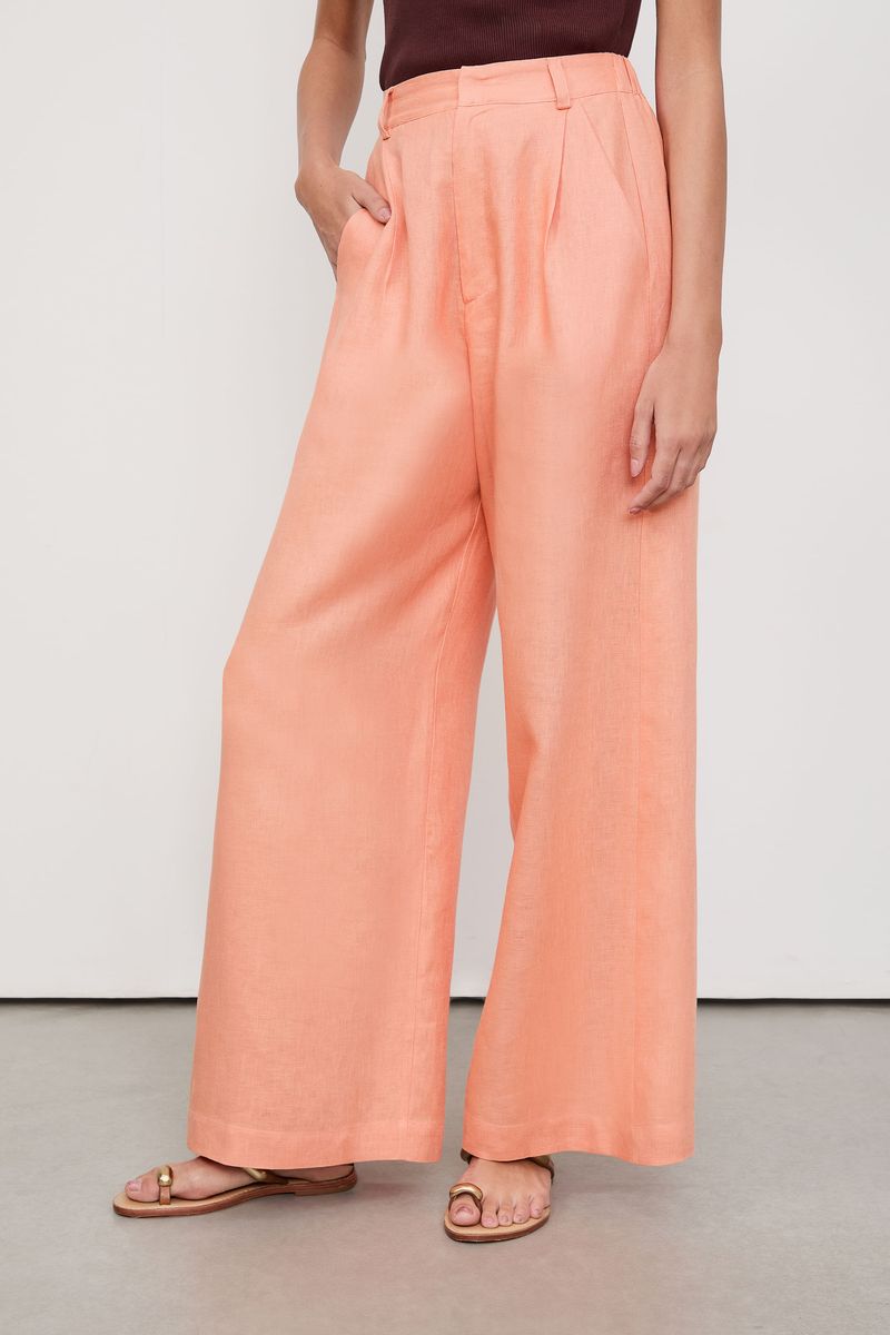 Calça Pantalona Coral
