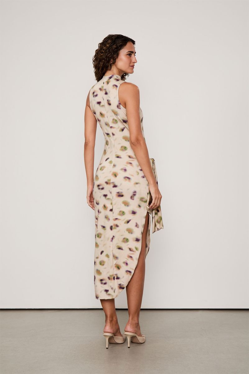 Vestido Jersey Est Pois Digital Oasis