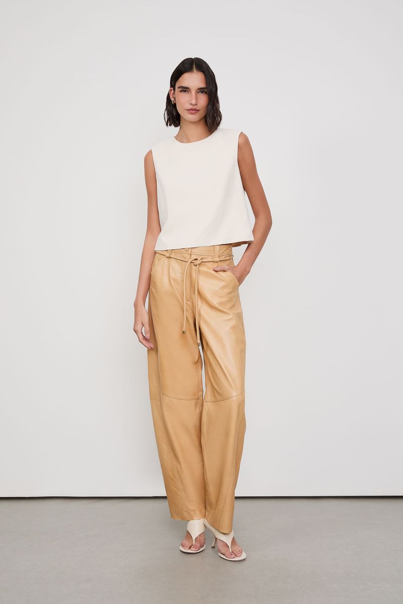 Top Crepe Decote Costas