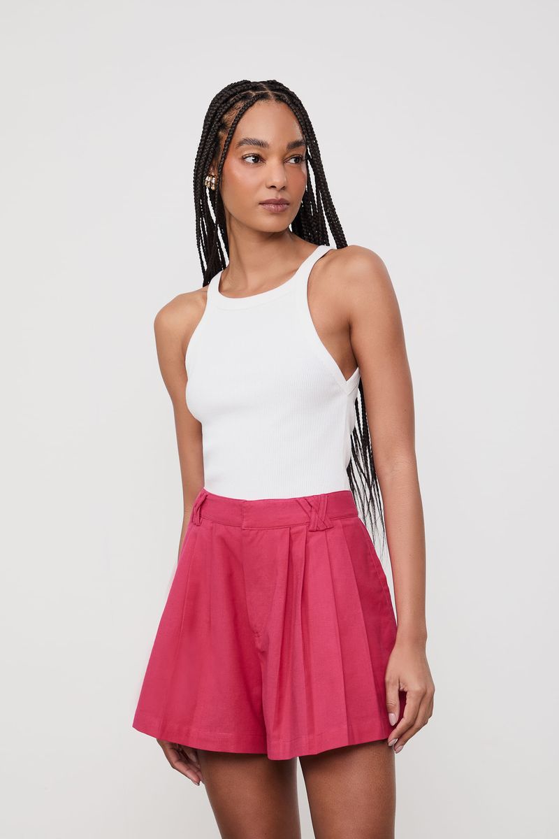 Shorts Like Linen Com Pregas
