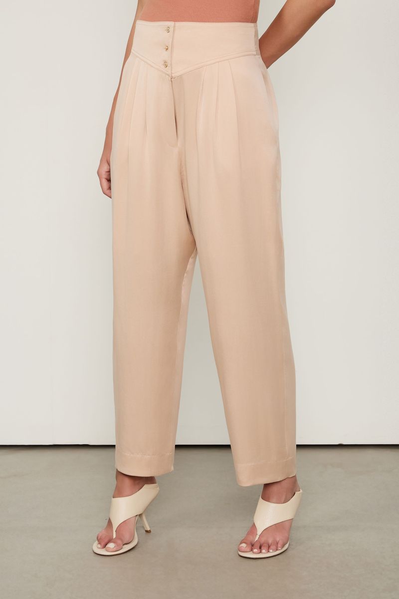 Calça De Seda Pala