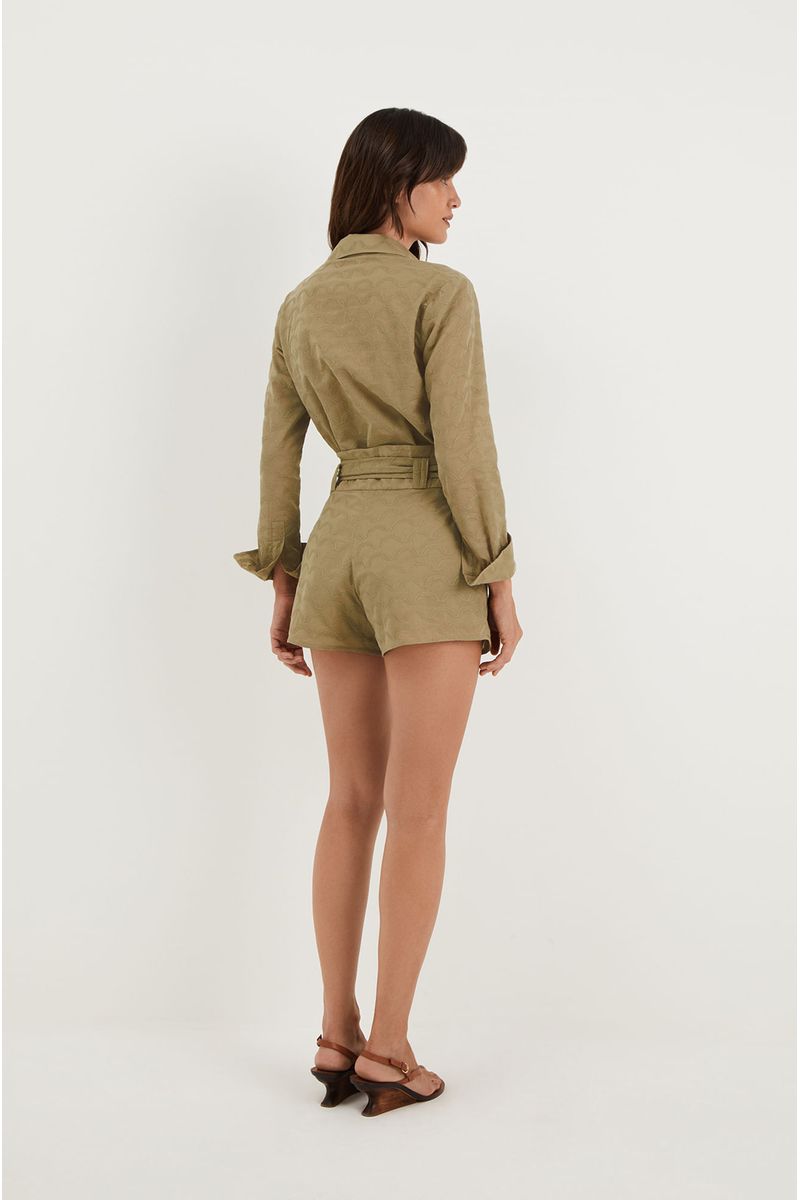 Camisa Manga Longa Jaque Chartreux
