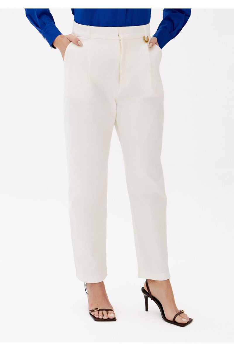 Calça Carrot Cintura Média