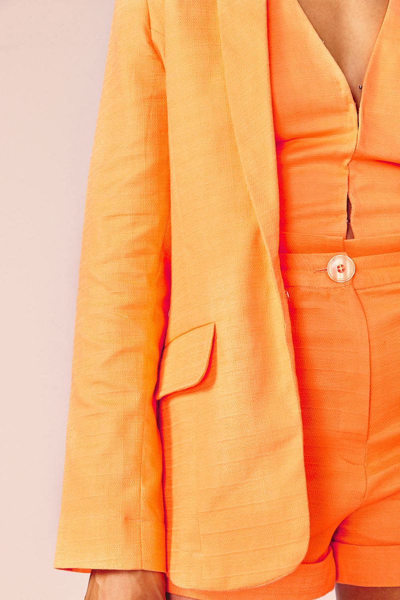 MAXI BLAZER NEW -ORANGE