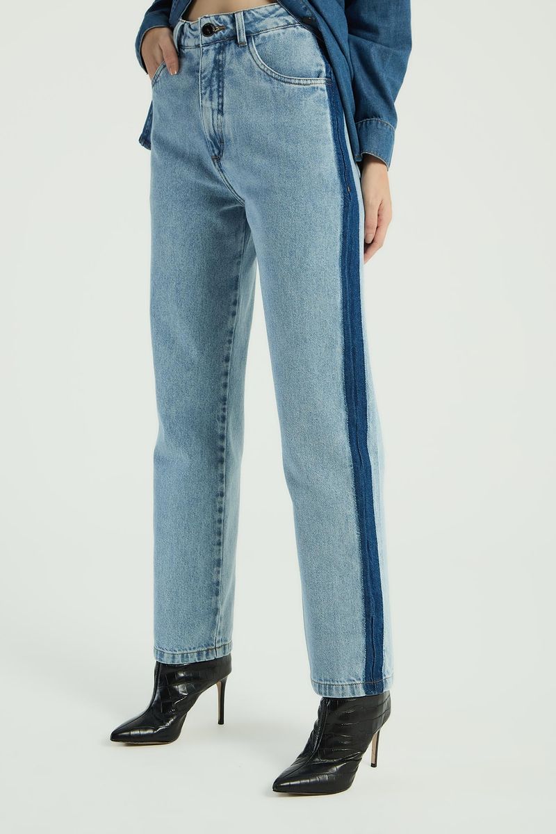 CALÇA JEANS LISTRAS - JEANS