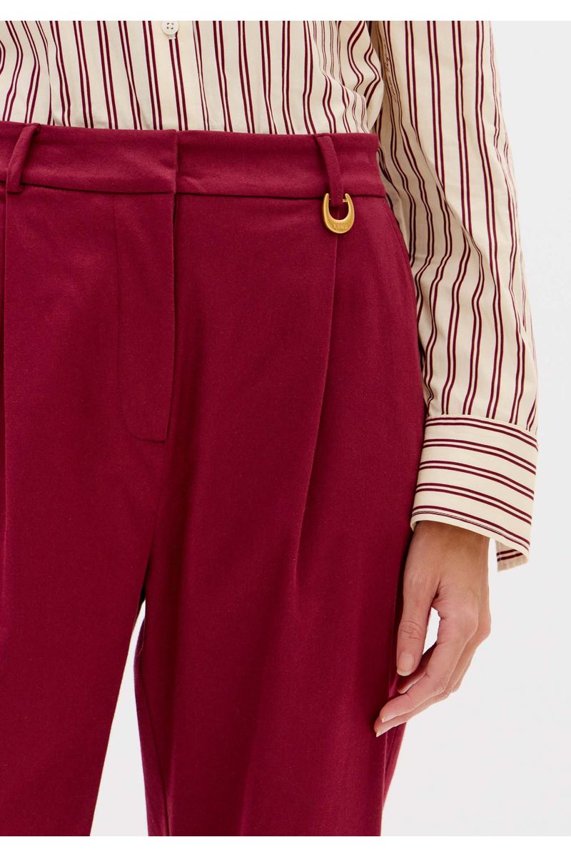 Calça Carrot Com Cintura Alta