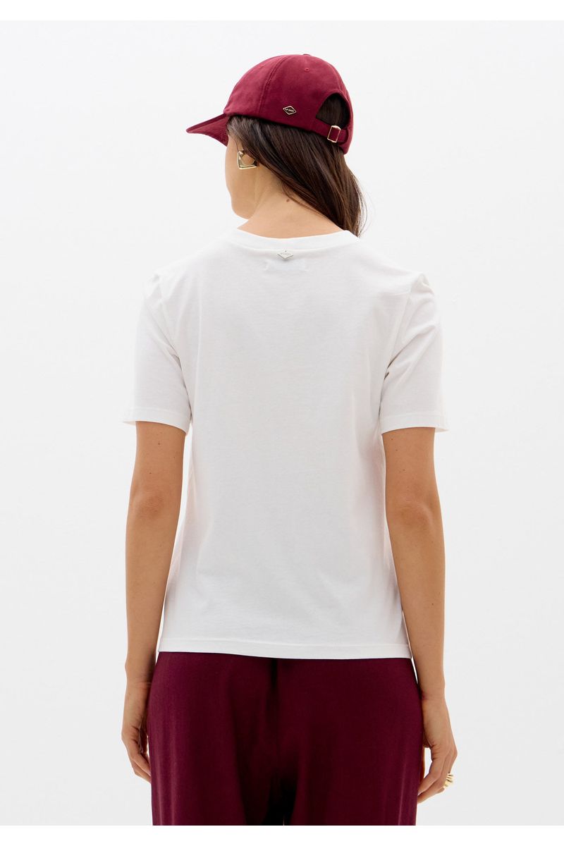 T-shirt Tradicional Com Estampa