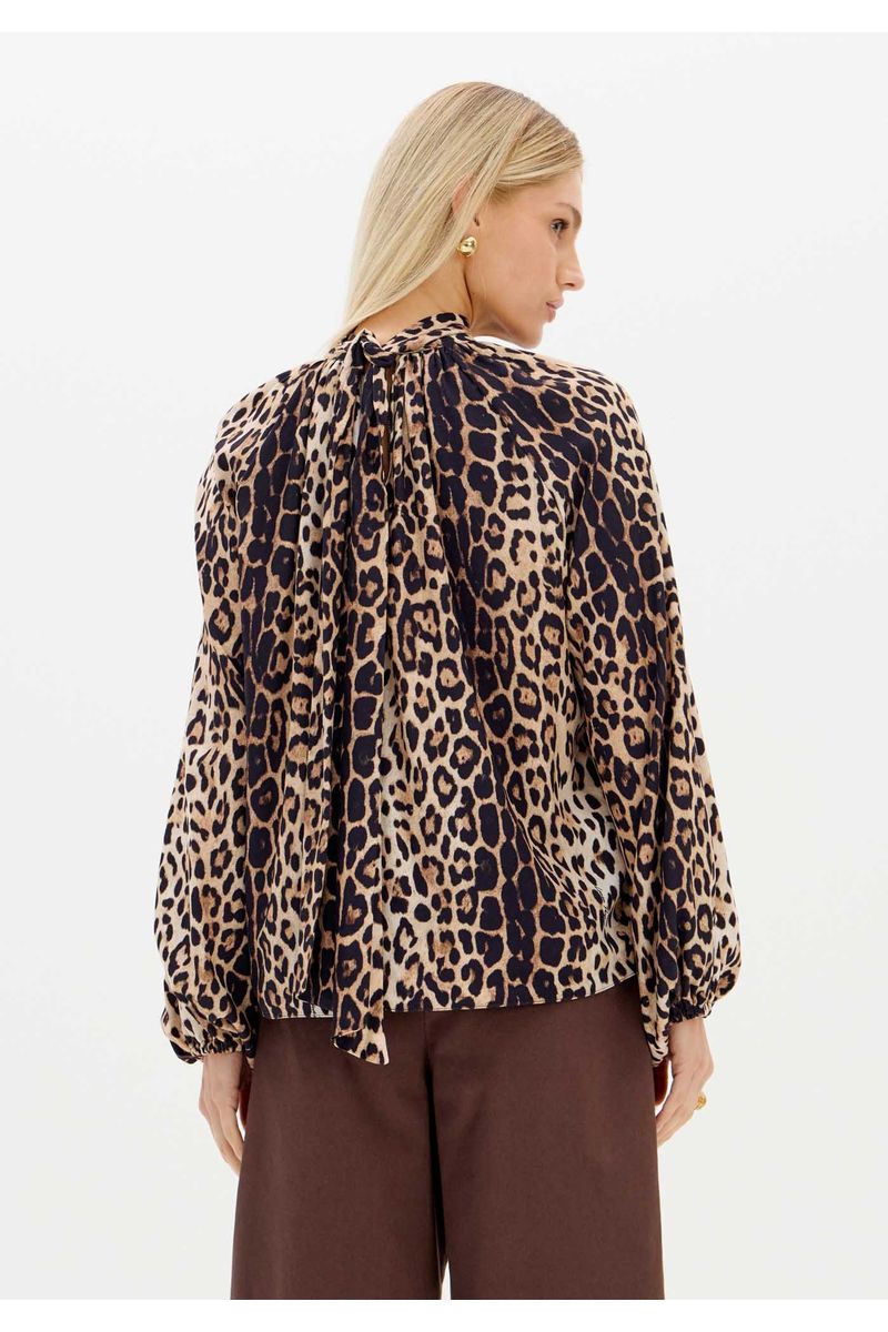 Blusa Manga Longa Com Amarração