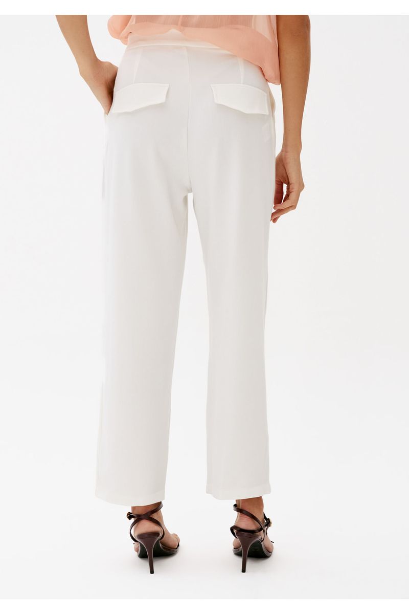 Calça Carrot Alfaiataria Com Cintura Alta