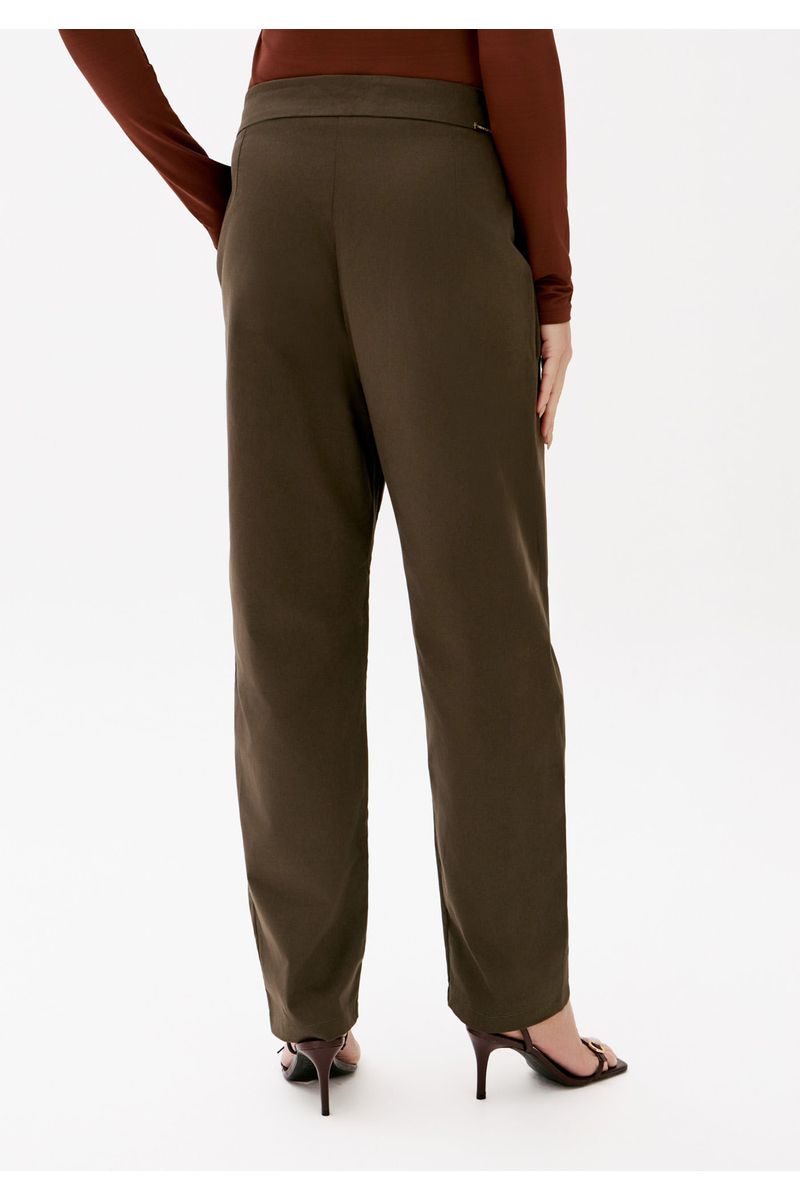 Calça Carrot De Sarja