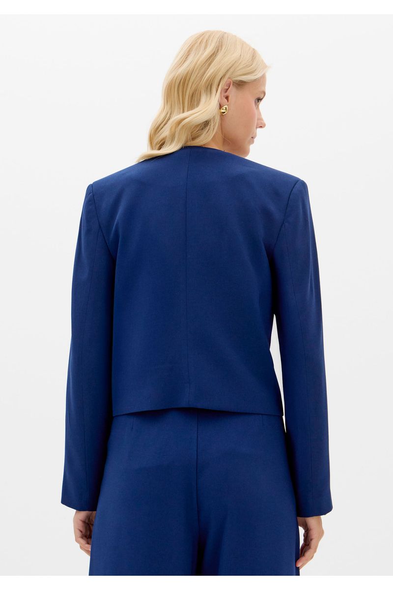Blazer Curto Com Manga Longa
