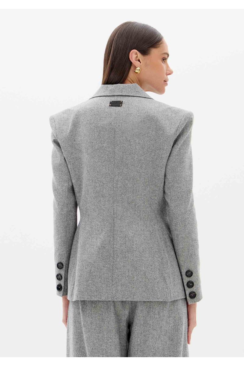 Blazer Slim De Manga Longa