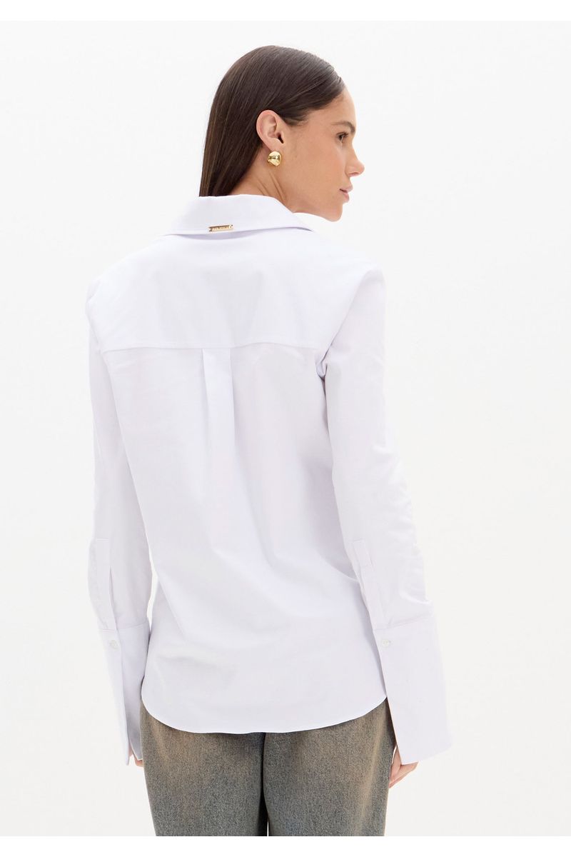 Camisa Alongada Manga Longa