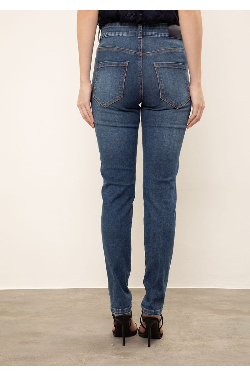 Calça Iódice Skinny Alta Azul