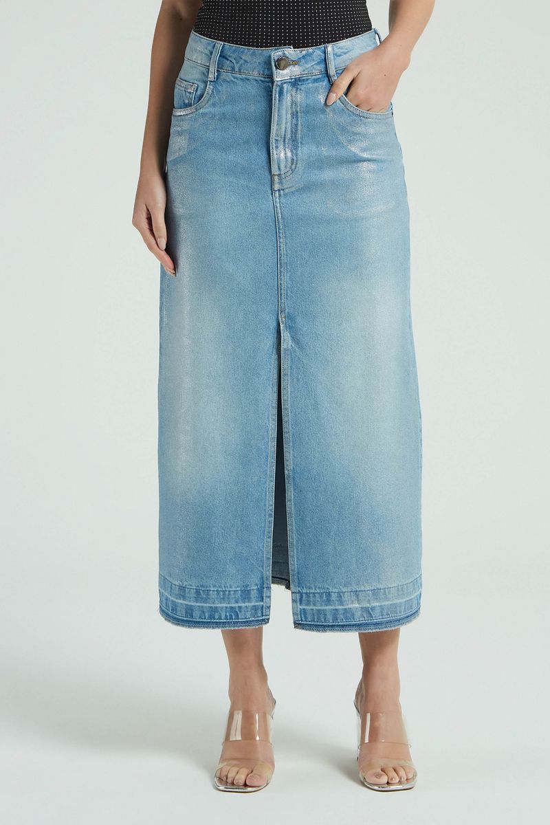 SAIA MIDI FOIL JEANS MEDIO
