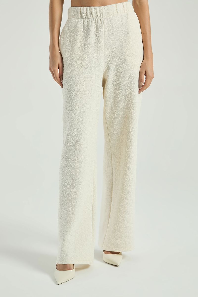 CALÇA CONFORT COM ELÁSTICO-AVEIA
