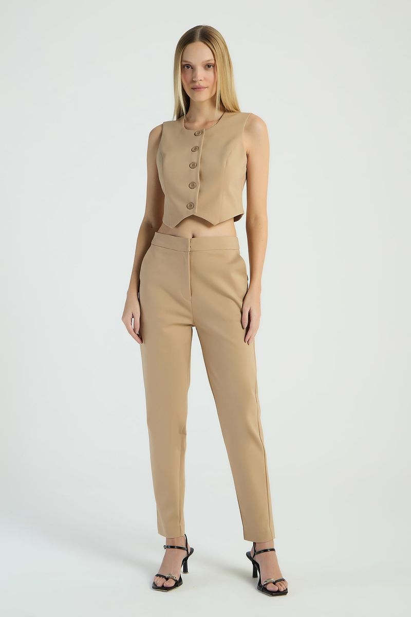 COLETE CROPPED - BEGE