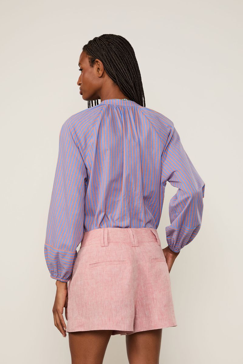 Short De Linho Rose