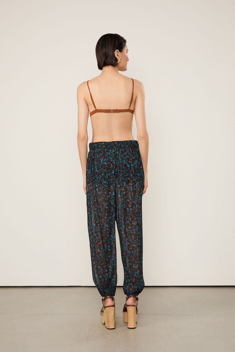 Calça De Georgette Leve Pareô