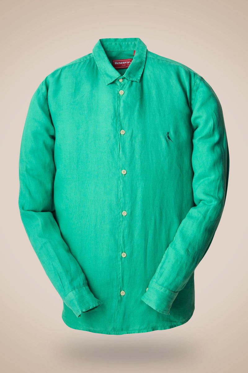 Camisa Ml Linho Tinturado