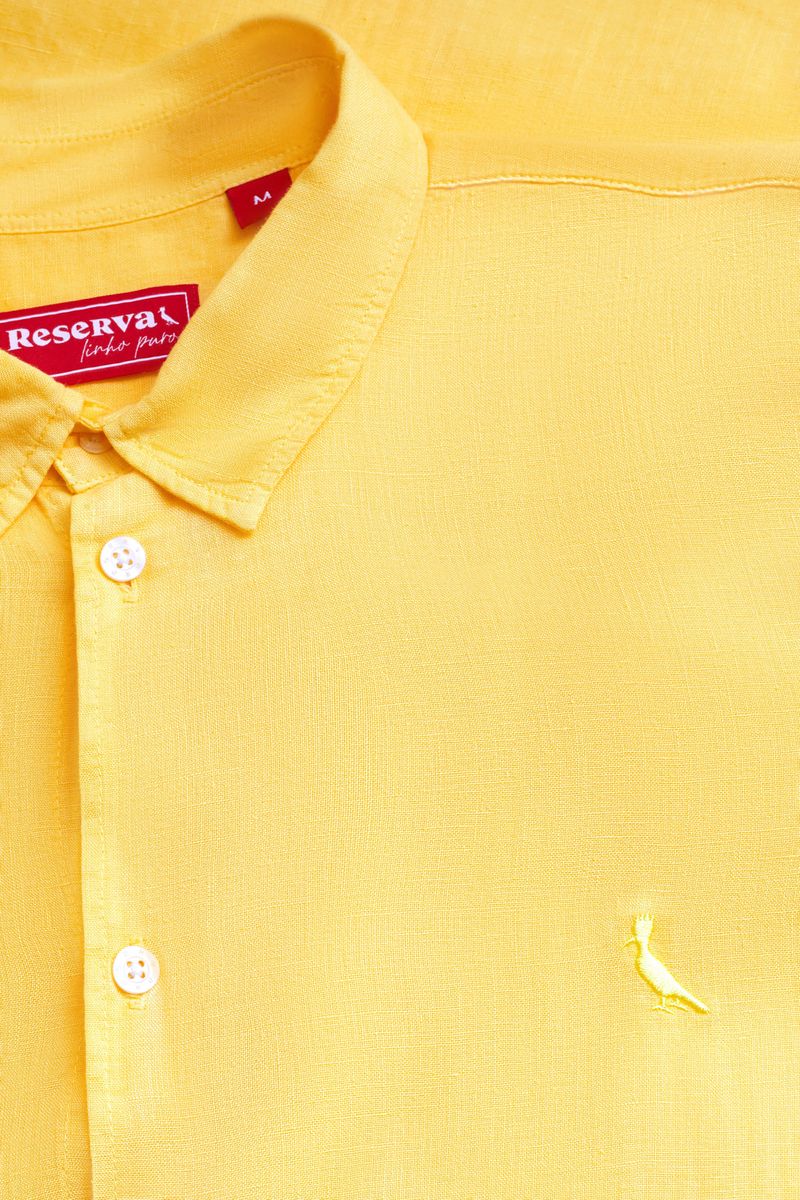 Camisa Ml Linho Tinturado