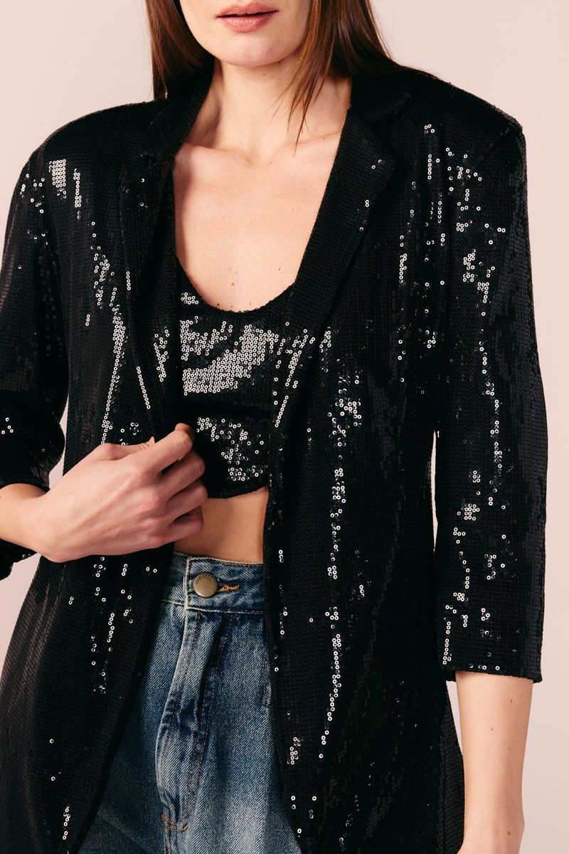BLAZER PAETE -PRETO