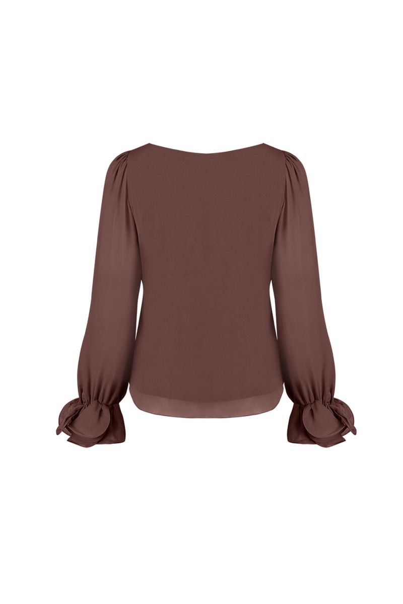 Blusa Joyce Marrom Tutu